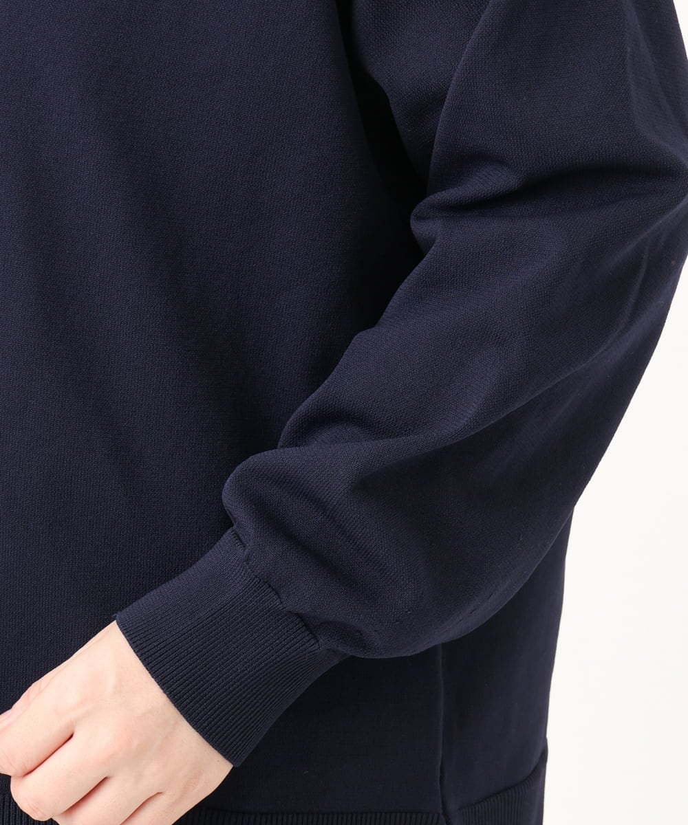 OLCKD04109 eur3(エウルキューブ) 【大きいサイズ】シャツドッキングニットカーディガン ネイビー