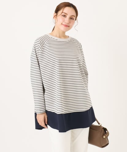 OLECD06099 eur3 【大きいサイズ】ドッキングプルオーバー