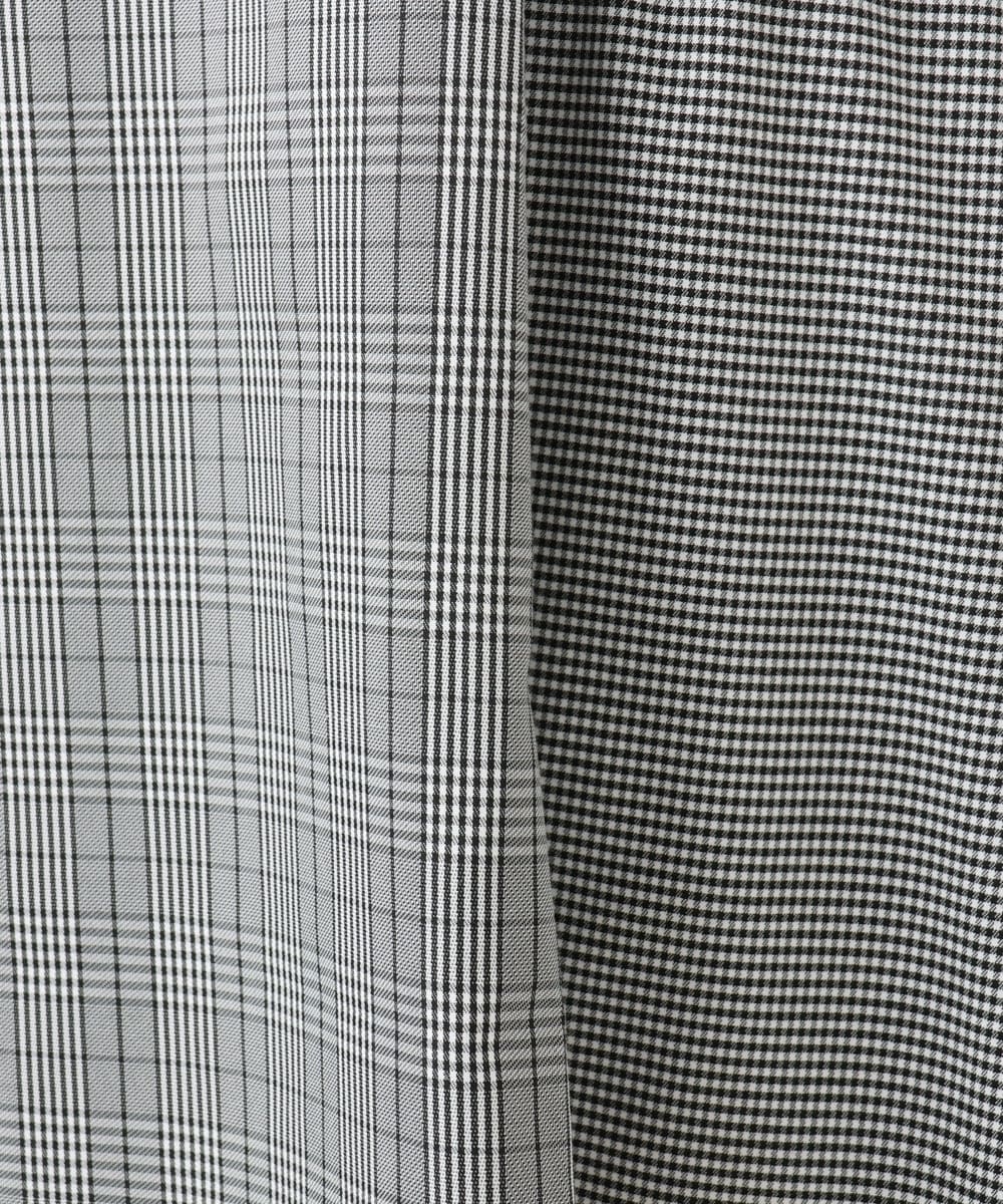 OLELD09139 eur3(エウルキューブ) 【野呂佳代さん着用/大きいサイズ】チェックジャンパースカート ブラック