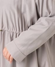 OLJDD06179 eur3(エウルキューブ) 【大きいサイズ】シア―ギャザーブルゾン グレージュ(89)