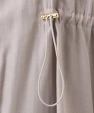 OLJDD06179 eur3(エウルキューブ) 【大きいサイズ】シア―ギャザーブルゾン グレージュ(89)