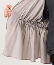 OLJDD06179 eur3(エウルキューブ) 【大きいサイズ】シア―ギャザーブルゾン グレージュ(89)