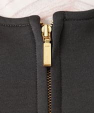 OLJDD09099 eur3(エウルキューブ) 【大きいサイズ】ジップアップブルゾン ダークグレー