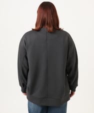 OLJDD09099 eur3(エウルキューブ) 【大きいサイズ】ジップアップブルゾン ダークグレー