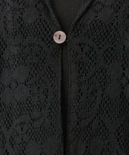 OLJFD01099 eur3(エウルキューブ) 【大きいサイズ】レースジャケット ブラック