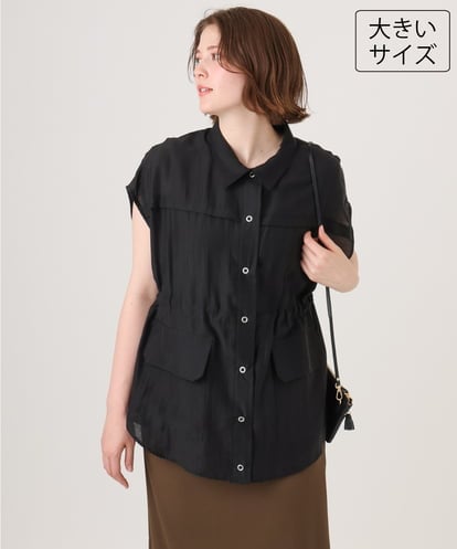 OLJID14109 eur3 【大きいサイズ】サファリ風ジャケット
