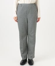 OLLBD22099 eur3(エウルキューブ) 【大きいサイズ】ストレートジャージーパンツ ダークグレー(93)