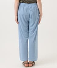 OLLGD20079 eur3(エウルキューブ) 【大きいサイズ】カットプリーツパンツ ブルー