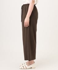 OLLID34099 eur3(エウルキューブ) 【大きいサイズ】エアリーメッシュイージーパンツ ダークブラウン