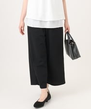 OLLID34099 eur3(エウルキューブ) 【大きいサイズ】エアリーメッシュイージーパンツ ブラック