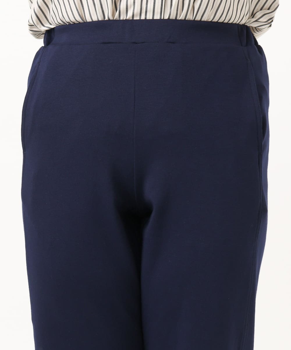 OLLKA03099 eur3(エウルキューブ) 【大きいサイズ】ポンチストレートパンツ ネイビー(57)