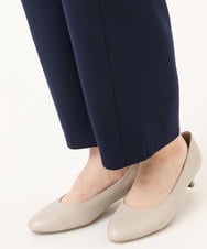 OLLKA03099 eur3(エウルキューブ) 【大きいサイズ】ポンチストレートパンツ ネイビー(57)
