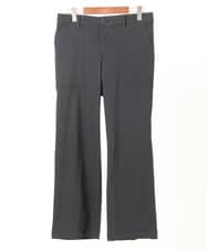 OLLKA04099 eur3(エウルキューブ) 【大きいサイズ】ストレッチベイカーパンツ ブラック(94)