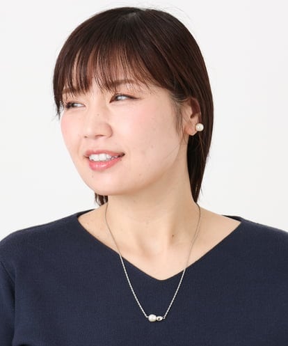 OZ2AD43039 eur3 メタル×パールワントップネックレス