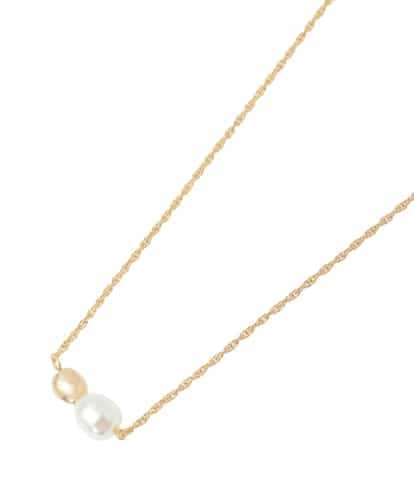 OZ2AD43039 eur3 メタル×パールワントップネックレス