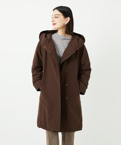 PHUAF15630 GEORGES RECH(小さいサイズ) グログランステッチレスロングダウンコート