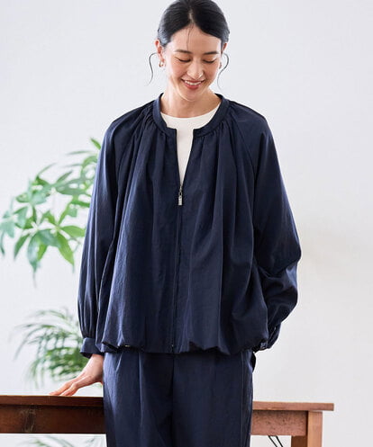 PRJAH01600  [セットアップ対応]シャイニーツイルブルゾン