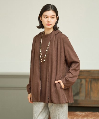 PRKAG30480 CHRISTIAN AUJARD スムースジャージー羽織り