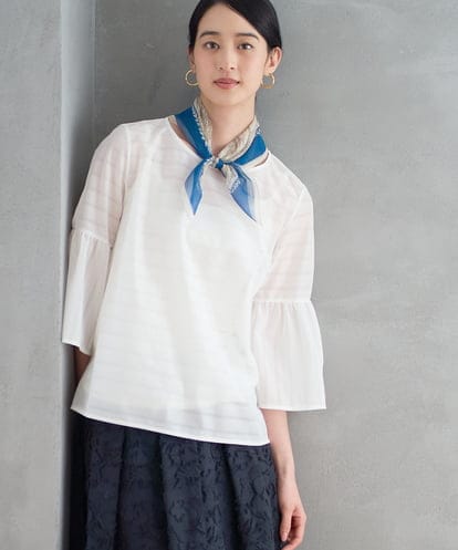 PRKGD24270  シアーボーダーカットソー