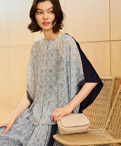 PRKHE26300 CHRISTIAN AUJARD [セットアップ対応]タイルプリントトップス