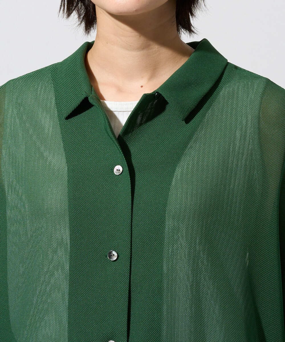 PZBGF55210 GEORGES RECH(ジョルジュ・レッシュ) シアードルマンブルゾンシャツ グリーン