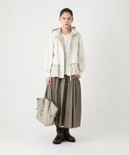 RBKAG10260 HIROKO BIS(ヒロコ ビス) ストレッチダンボールドッキングプルオーバー /洗える アイボリー