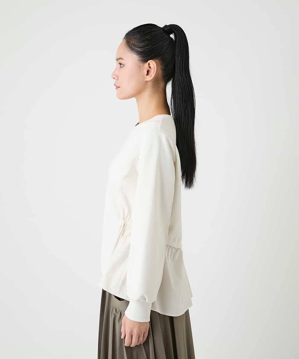 RBKAG10260 HIROKO BIS(ヒロコ ビス) ストレッチダンボールドッキングプルオーバー /洗える アイボリー