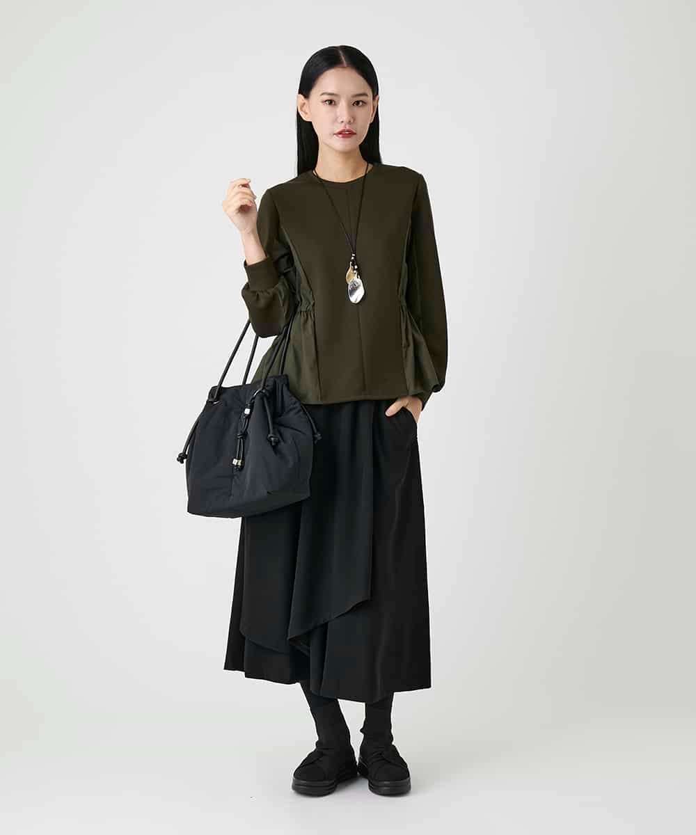 RBKAG10260 HIROKO BIS(ヒロコ ビス) ストレッチダンボールドッキングプルオーバー /洗える アイボリー