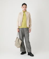 RBLAG20280 HIROKO BIS(ヒロコ ビス) グレンチェックハイウエストタックパンツ イエロー