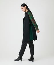 RBQAG60190 HIROKO BIS(ヒロコ ビス) 裏起毛ストレッチベーシックパンツ /洗濯機で洗える ネイビー