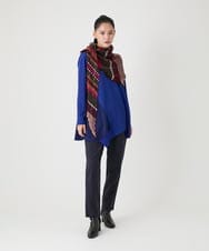 RBQAG60190 HIROKO BIS(ヒロコ ビス) 裏起毛ストレッチベーシックパンツ /洗濯機で洗える ネイビー