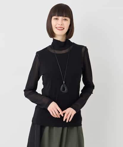 REKAD85070 HIROKO BIS ハイネックシアープルオーバー /洗濯機で洗える