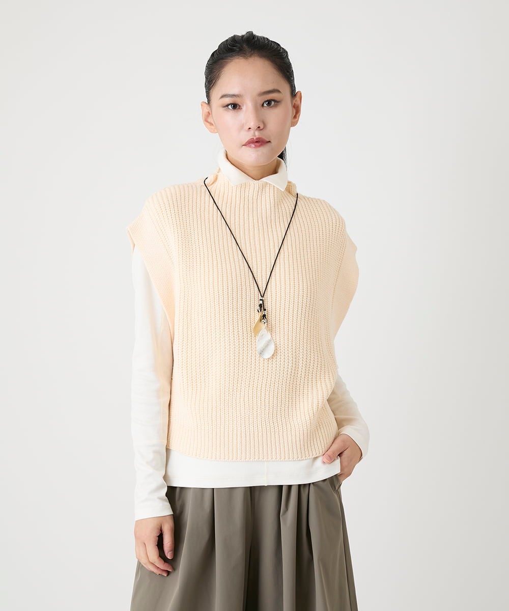 RP2AG02080 HIROKO BIS(ヒロコ ビス) ペタルモチーフデザインネックレス シルバー