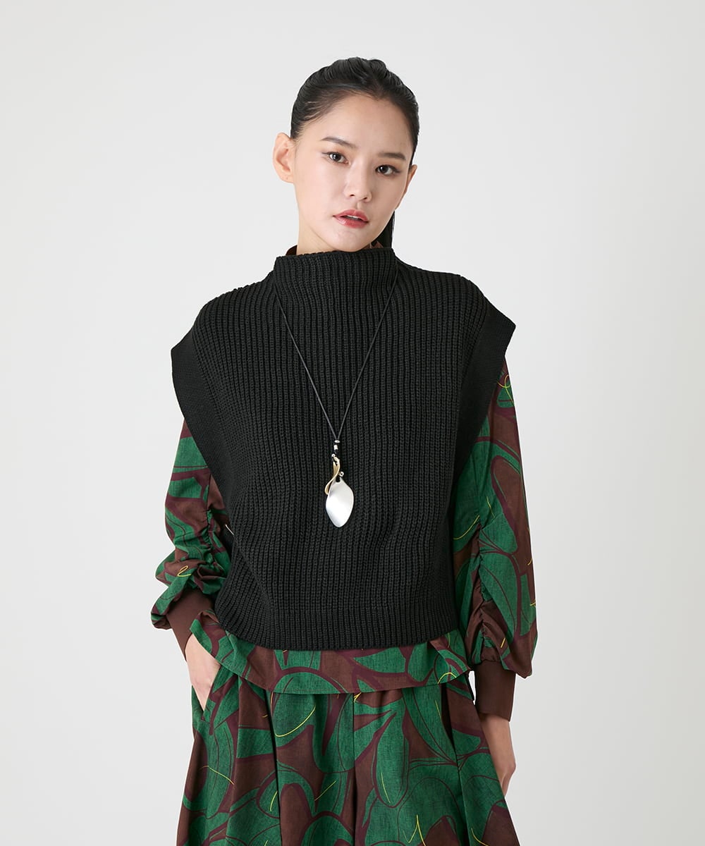 RP2AG02080 HIROKO BIS(ヒロコ ビス) ペタルモチーフデザインネックレス シルバー