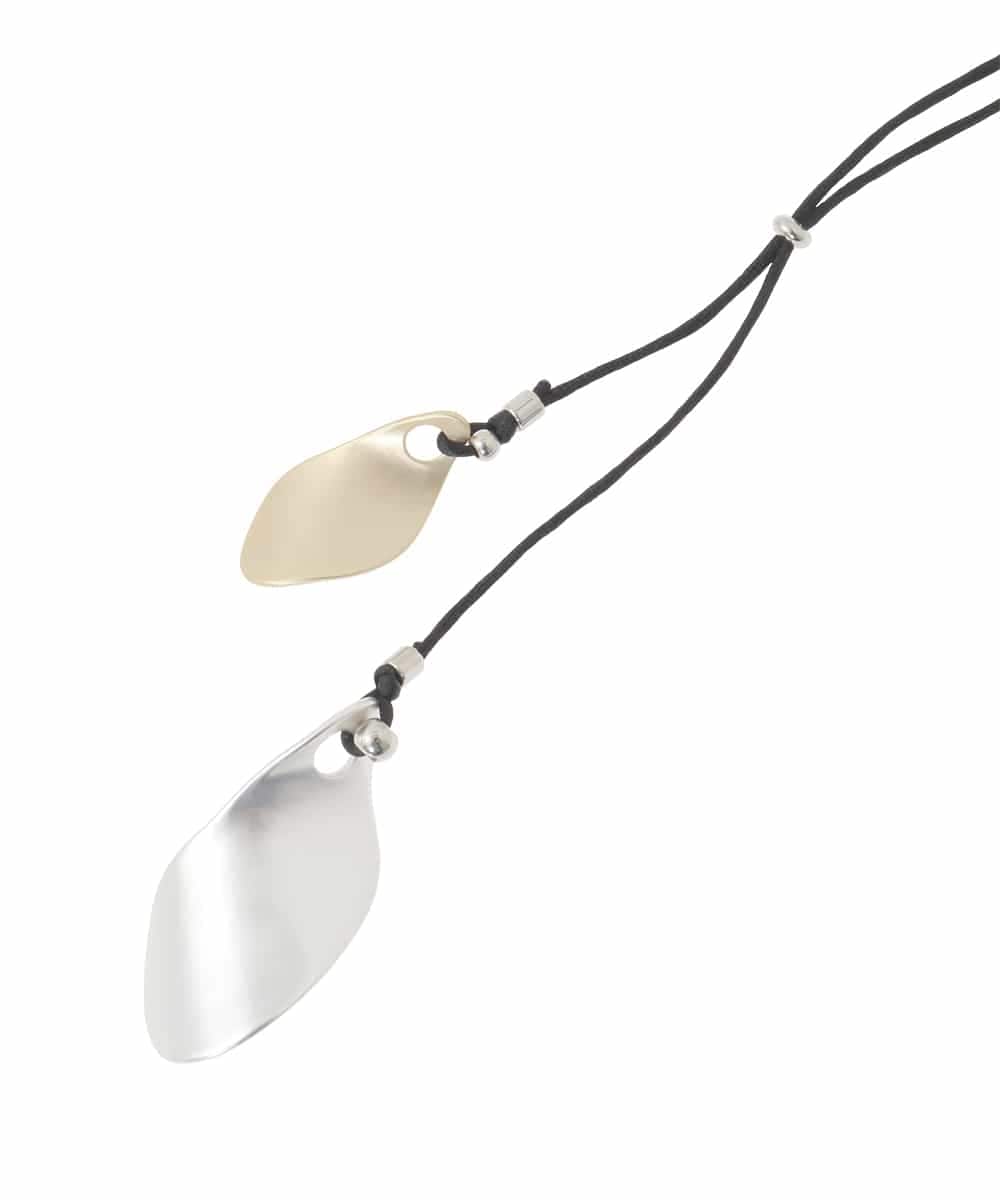 RP2AG02080 HIROKO BIS(ヒロコ ビス) ペタルモチーフデザインネックレス シルバー