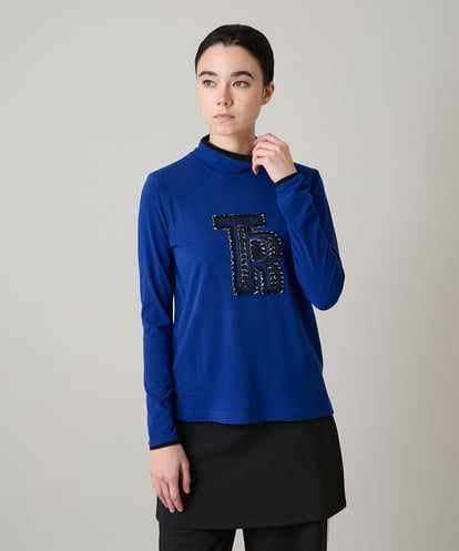 RSKAE07330  カットワークロゴ刺繍ウォームカットソー/日本製/洗える